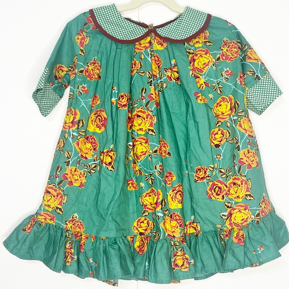 Persnickety‎ Green Floral Dress